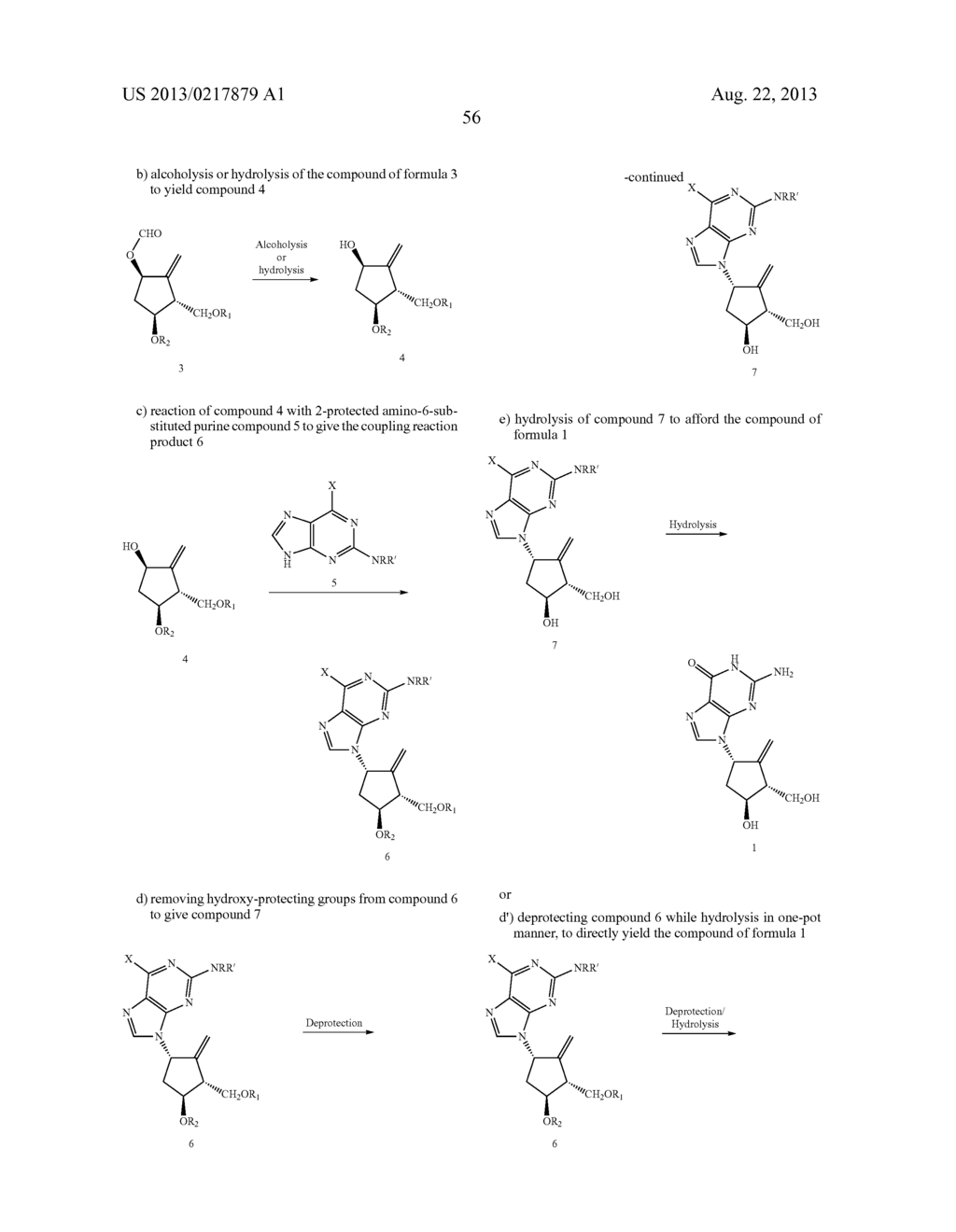 ENTECAVIR SYNTHESIS METHOD AND INTERMEDIATE COMPOUND THEREOF - diagram, schematic, and image 57