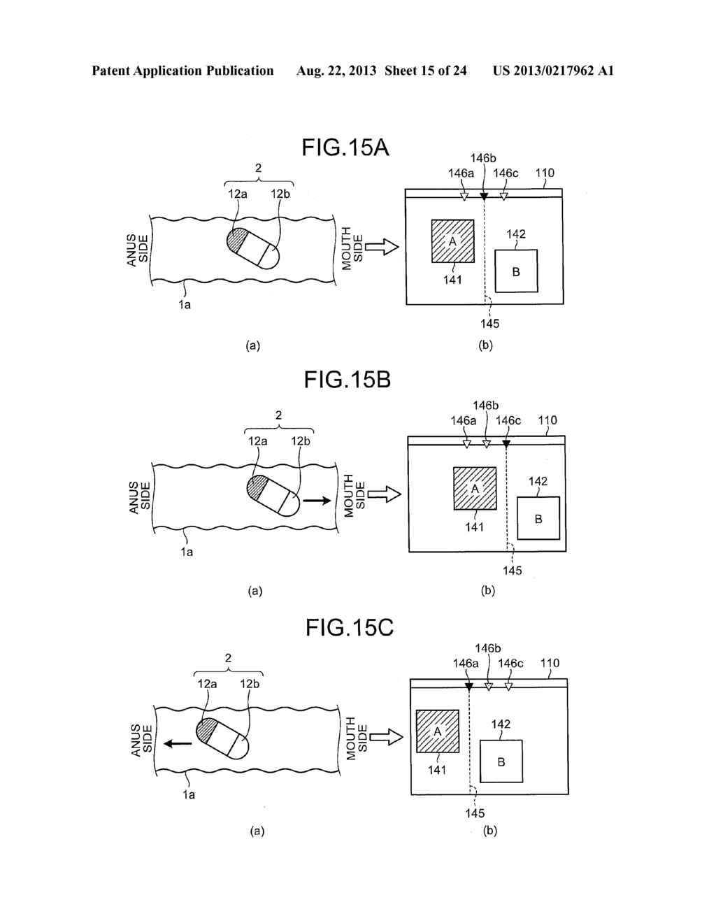 CAPSULE ENDOSCOPE SYSTEM, OPERATING METHOD OF IMAGE DISPLAY, AND     COMPUTER-READABLE RECORDING MEDIUM - diagram, schematic, and image 16