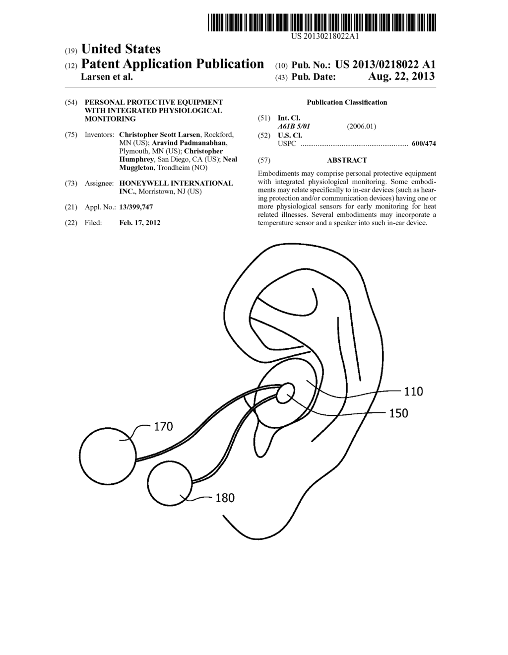 Personal Protective Equipment with Integrated Physiological Monitoring - diagram, schematic, and image 01