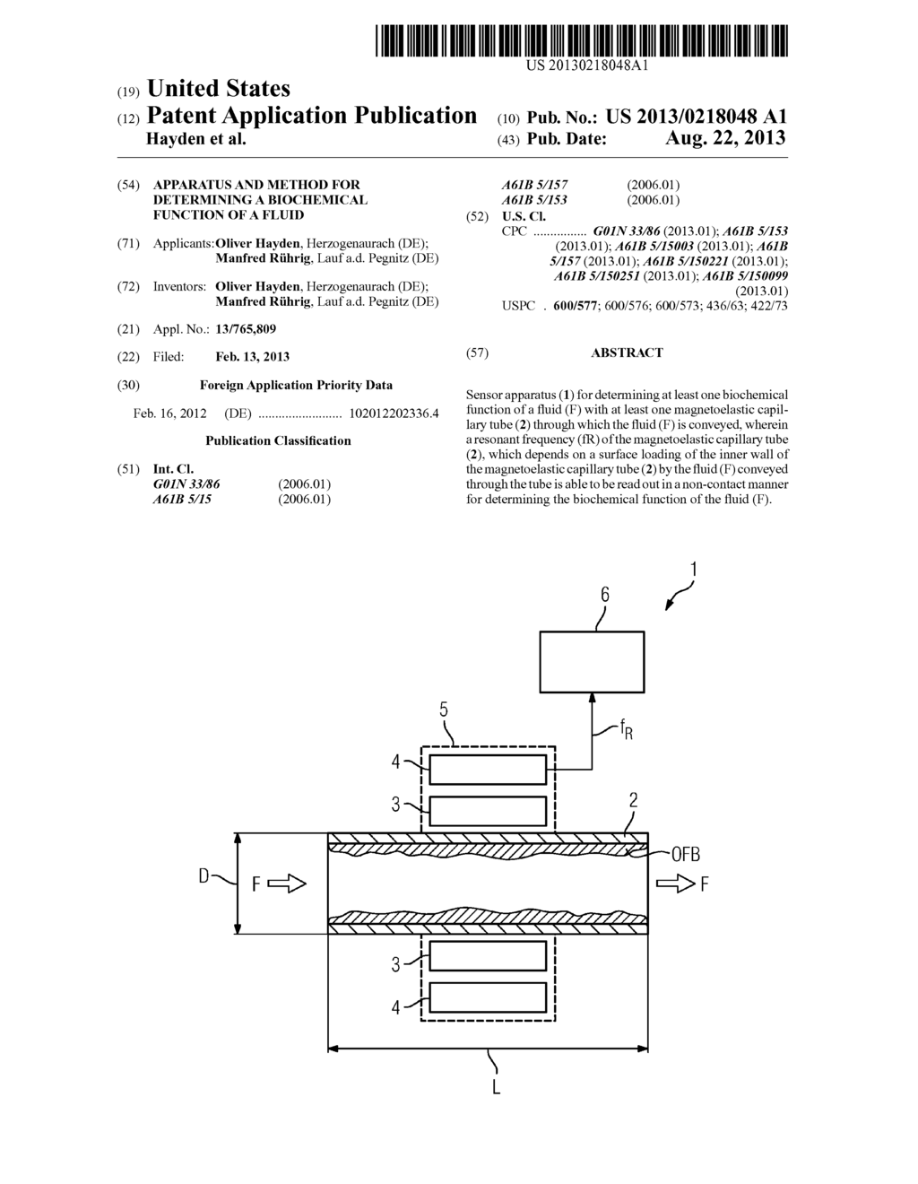 Apparatus and method for determining a biochemical function of a fluid - diagram, schematic, and image 01