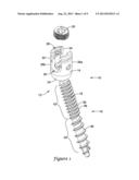 BONE SCREW INCLUDING A DUAL THREAD CLOSURE MEMBER diagram and image