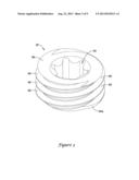 BONE SCREW INCLUDING A DUAL THREAD CLOSURE MEMBER diagram and image