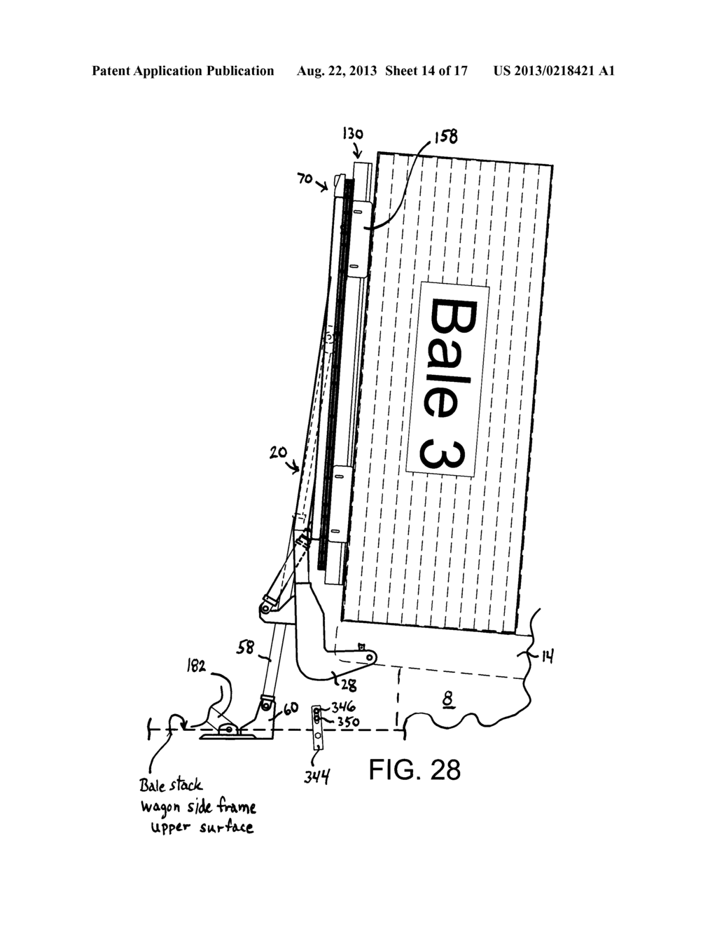 SEMI-AUTOMATIC TIE TABLE CONTROL SYSTEM FOR A ROTATABLE AND TILTABLE TIE     TABLE FOR A MID-SIZE OR BIG BALE STACK WAGON - diagram, schematic, and image 15