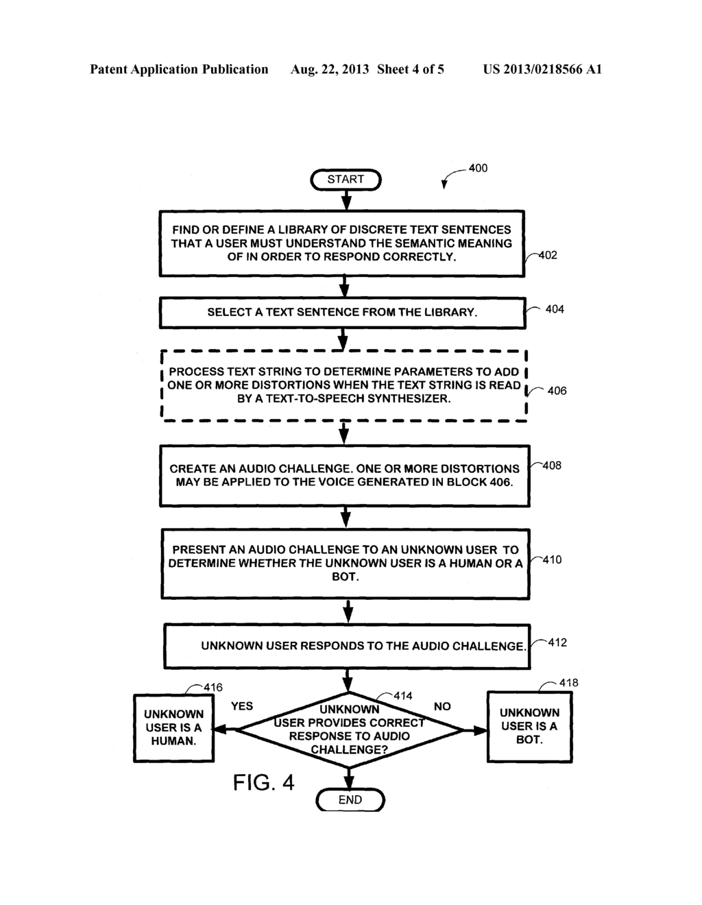 AUDIO HUMAN INTERACTIVE PROOF BASED ON TEXT-TO-SPEECH AND SEMANTICS - diagram, schematic, and image 05