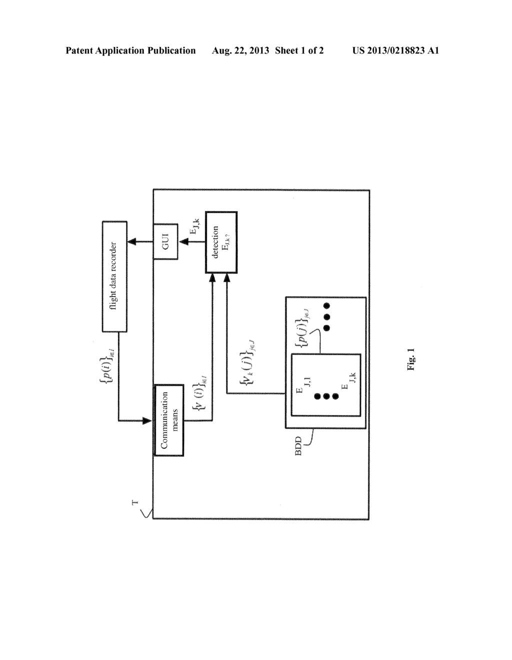 METHOD AND SYSTEM FOR ANALYSING FLIGHT DATA RECORDED DURING A FLIGHT OF AN     AIRCRAFT - diagram, schematic, and image 02