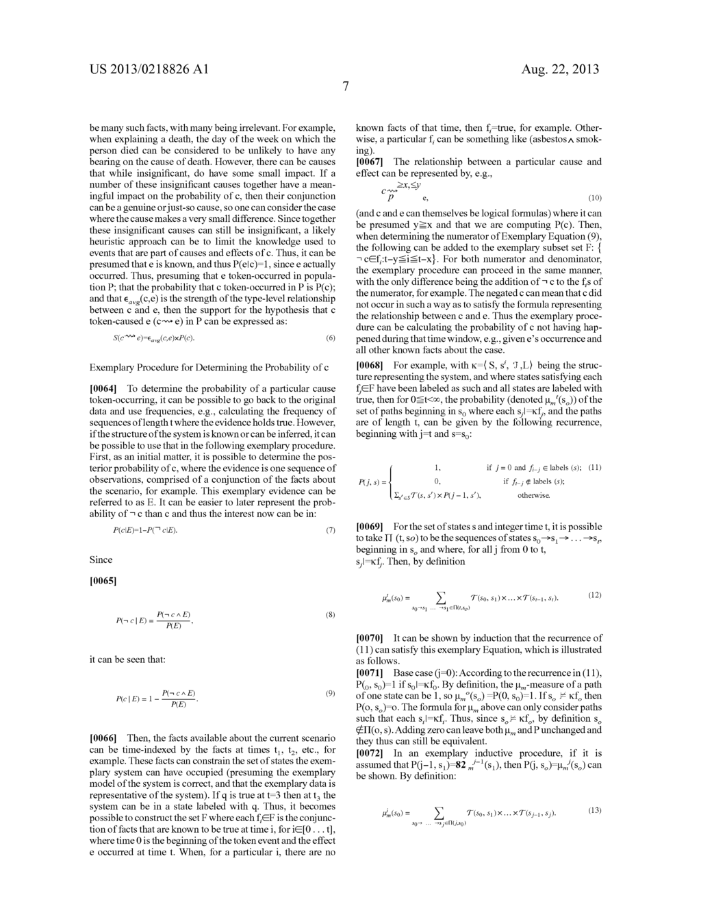 METHODS, COMPUTER-ACCESIBLE MEDIUM AND SYSTEMS FOR FACILITATING DATA     ANALYSIS AND REASONING ABOUT TOKEN/SINGULAR CAUSALITY - diagram, schematic, and image 12