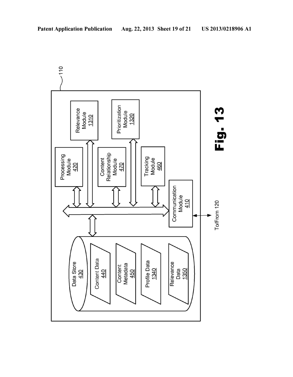 SYSTEMS AND METHODS FOR PRIORITIZING CONTENT BASED ON USER PROFILE     RELEVANCE - diagram, schematic, and image 20