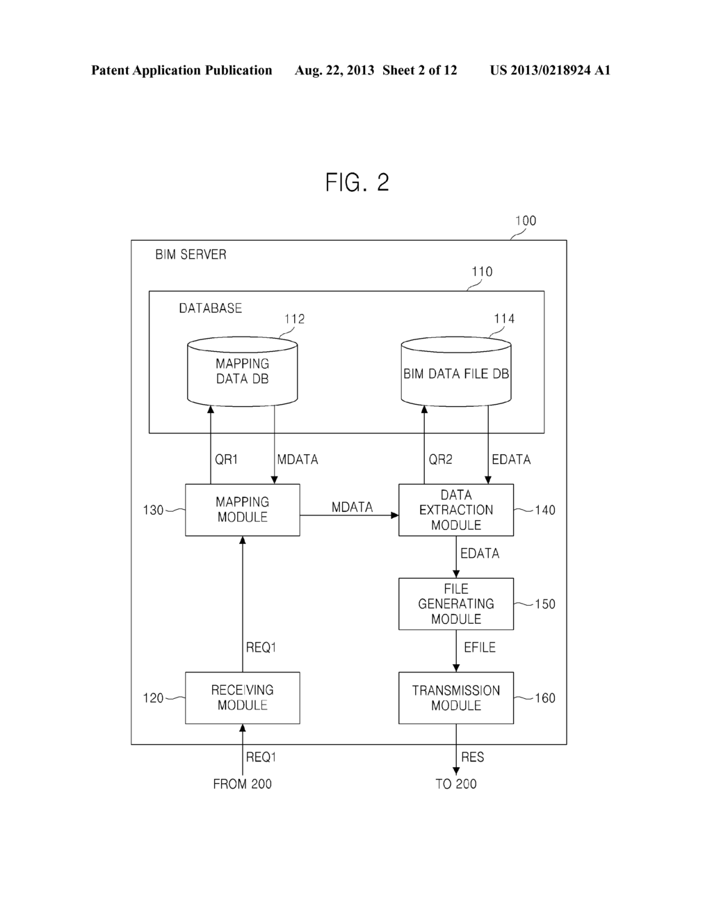 METHOD OF PROVIDING DATA INCLUDED IN BUILDING INFORMATION MODELING DATA     FILE, RECORDING MEDIUM THEREFOR, SYSTEM USING THE METHOD, AND METHOD OF     PROVIDING DATA USING BUILDING INFORMATION MODELING SERVER - diagram, schematic, and image 03