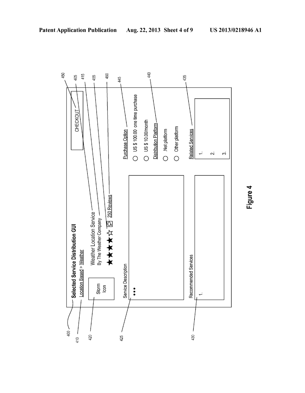 METHOD AND SYSTEM FOR DISTRIBUTING ONE OR MORE SERVER-BASED SERVICES - diagram, schematic, and image 05