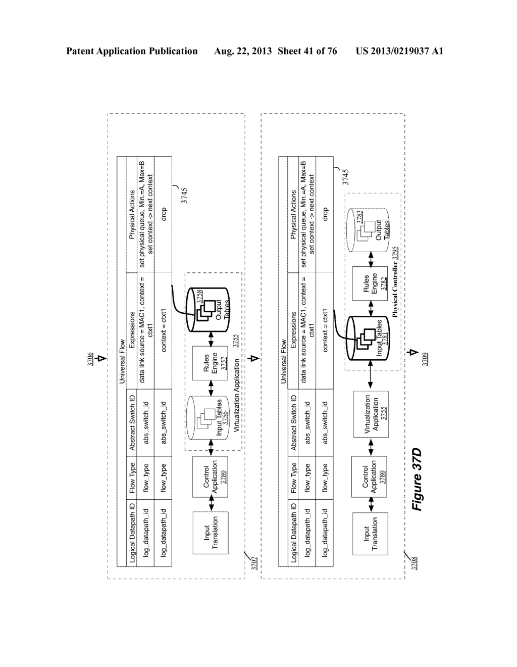 SCHEDULING DISTRIBUTION OF PHYSICAL CONTROL PLANE DATA - diagram, schematic, and image 42