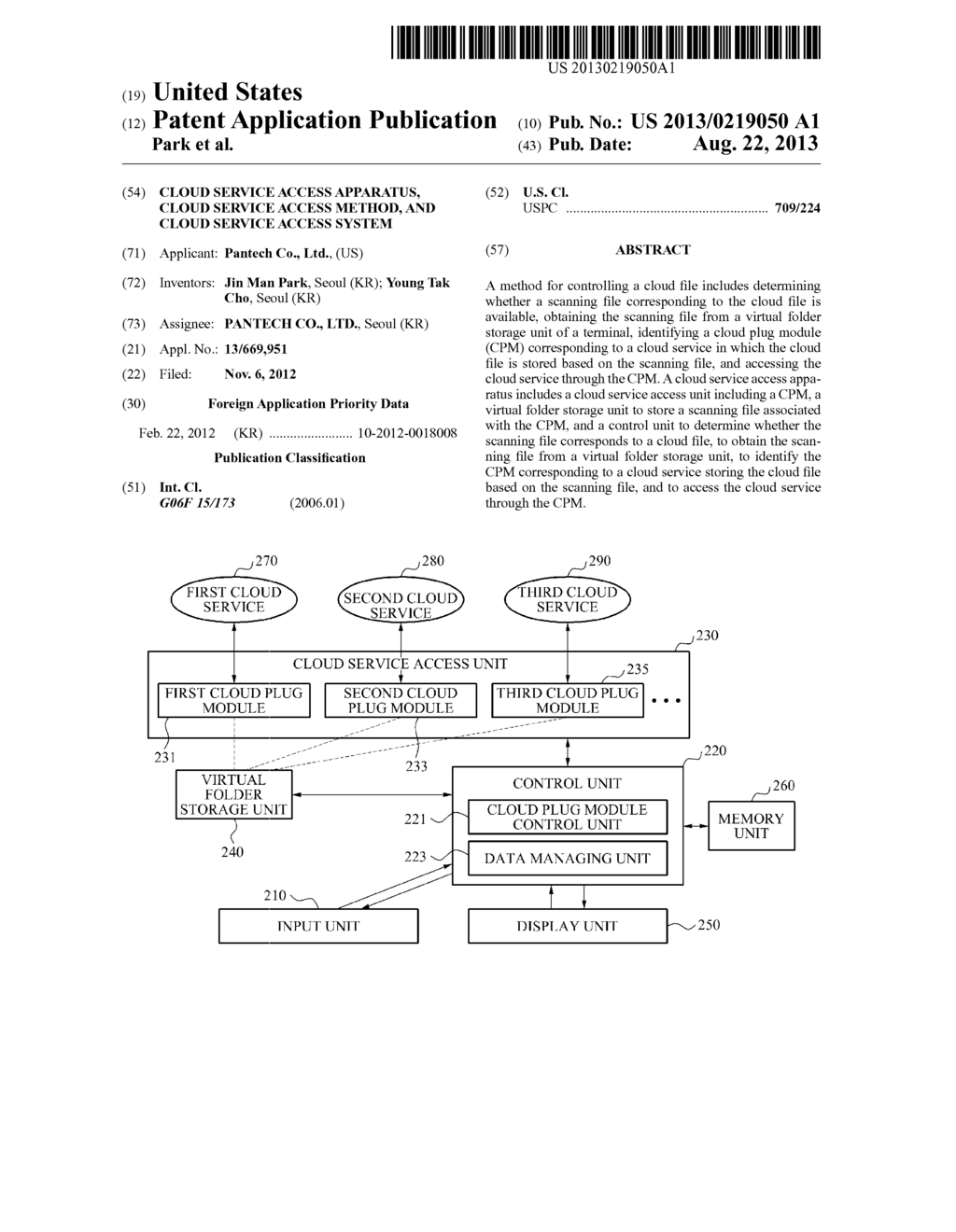 CLOUD SERVICE ACCESS APPARATUS, CLOUD SERVICE ACCESS METHOD, AND CLOUD     SERVICE ACCESS SYSTEM - diagram, schematic, and image 01