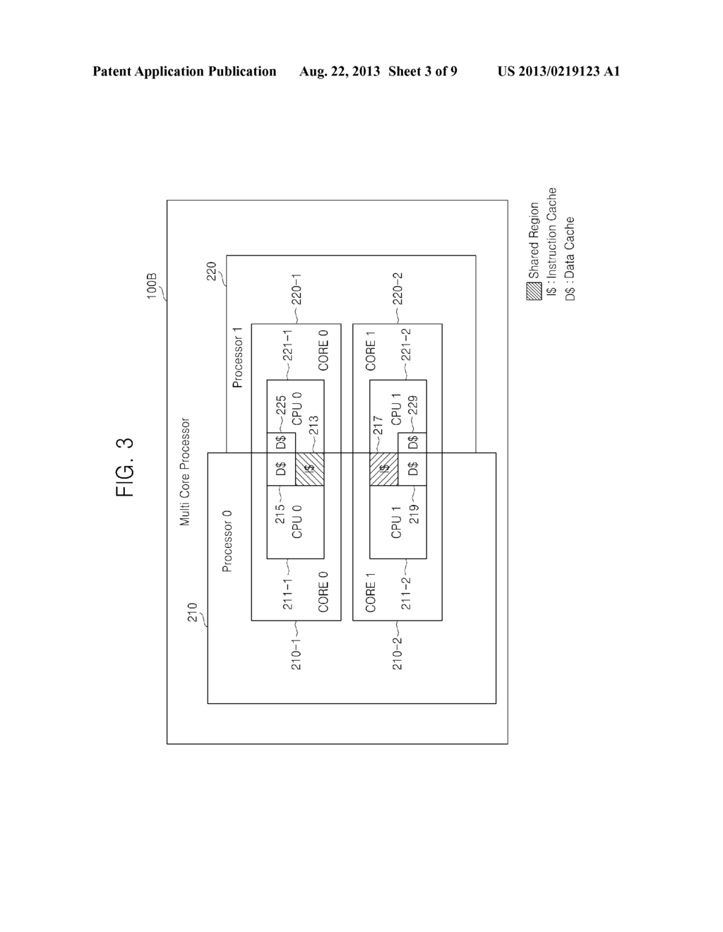 MULTI-CORE PROCESSOR SHARING L1 CACHE - diagram, schematic, and image 04