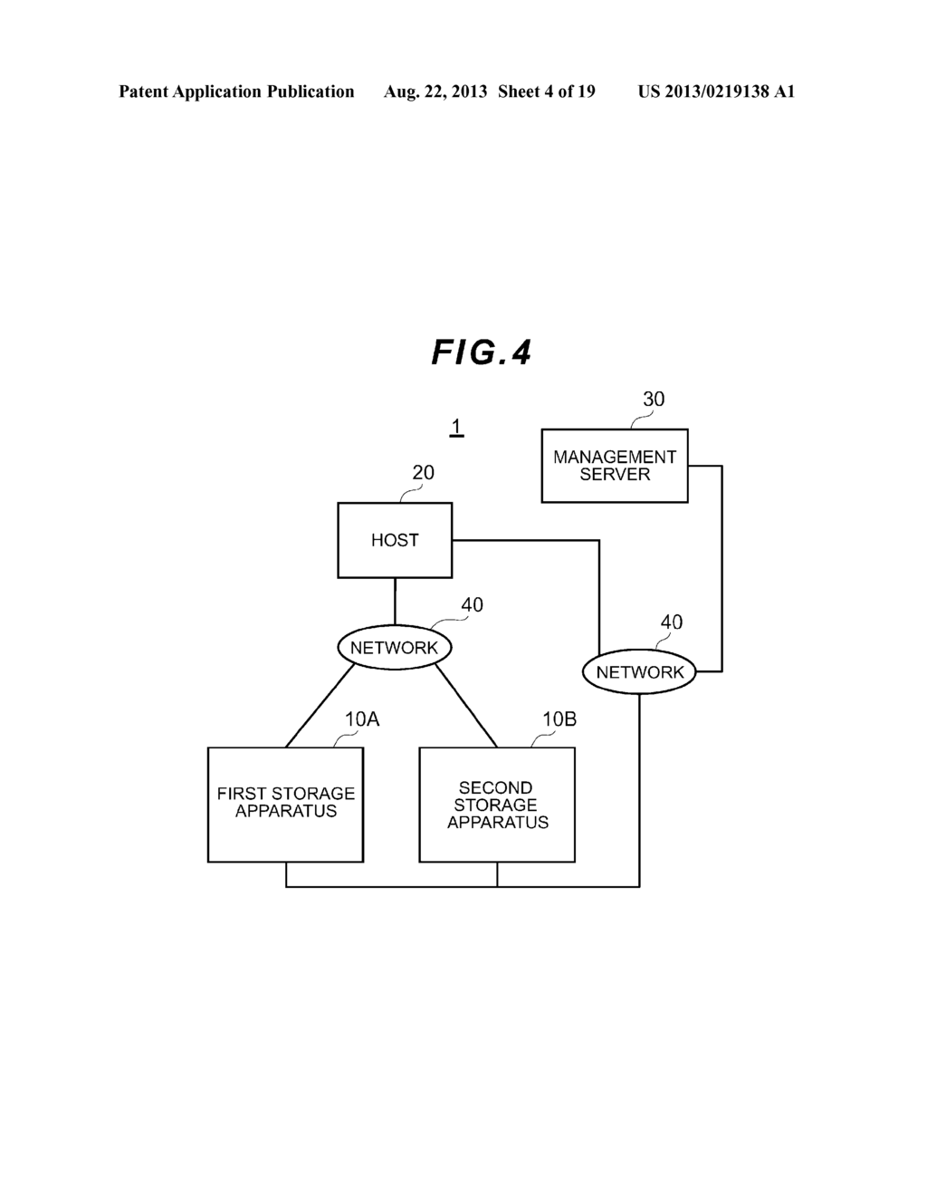 STORAGE SYSTEM, MANAGEMENT SERVER, STORAGE APPARATUS, AND DATA MANAGEMENT     METHOD - diagram, schematic, and image 05