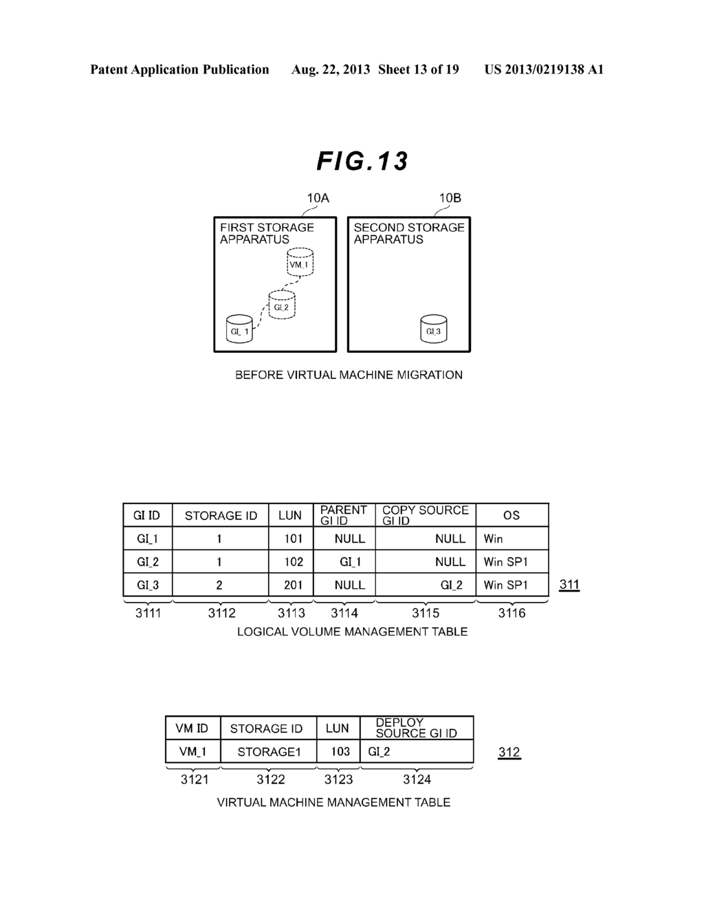 STORAGE SYSTEM, MANAGEMENT SERVER, STORAGE APPARATUS, AND DATA MANAGEMENT     METHOD - diagram, schematic, and image 14