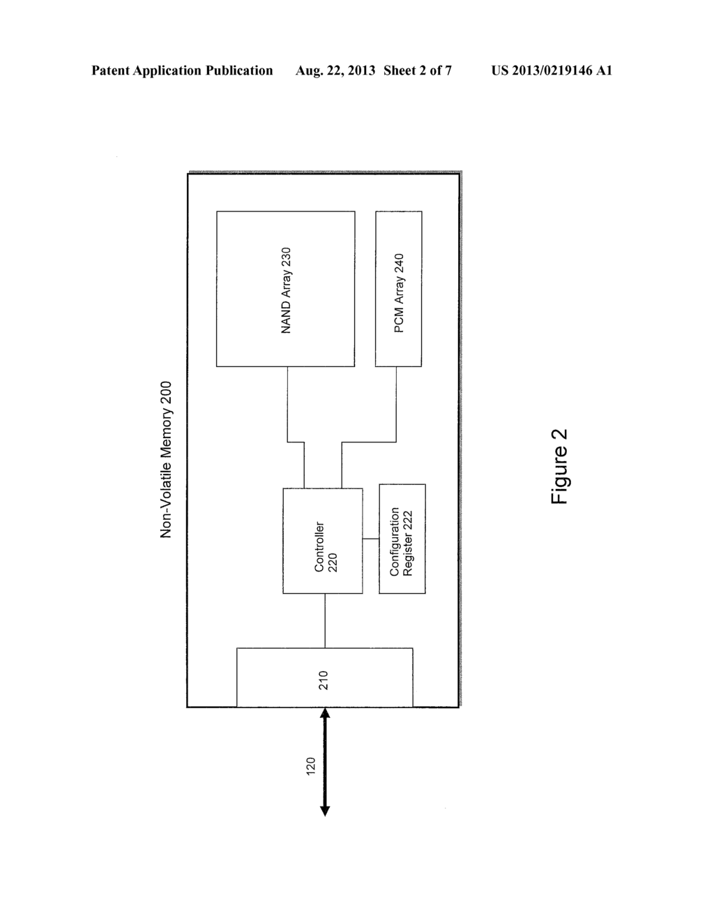 METHOD, DEVICE AND SYSTEM FOR A CONFIGURABLE ADDRESS SPACE FOR     NON-VOLATILE MEMORY - diagram, schematic, and image 03