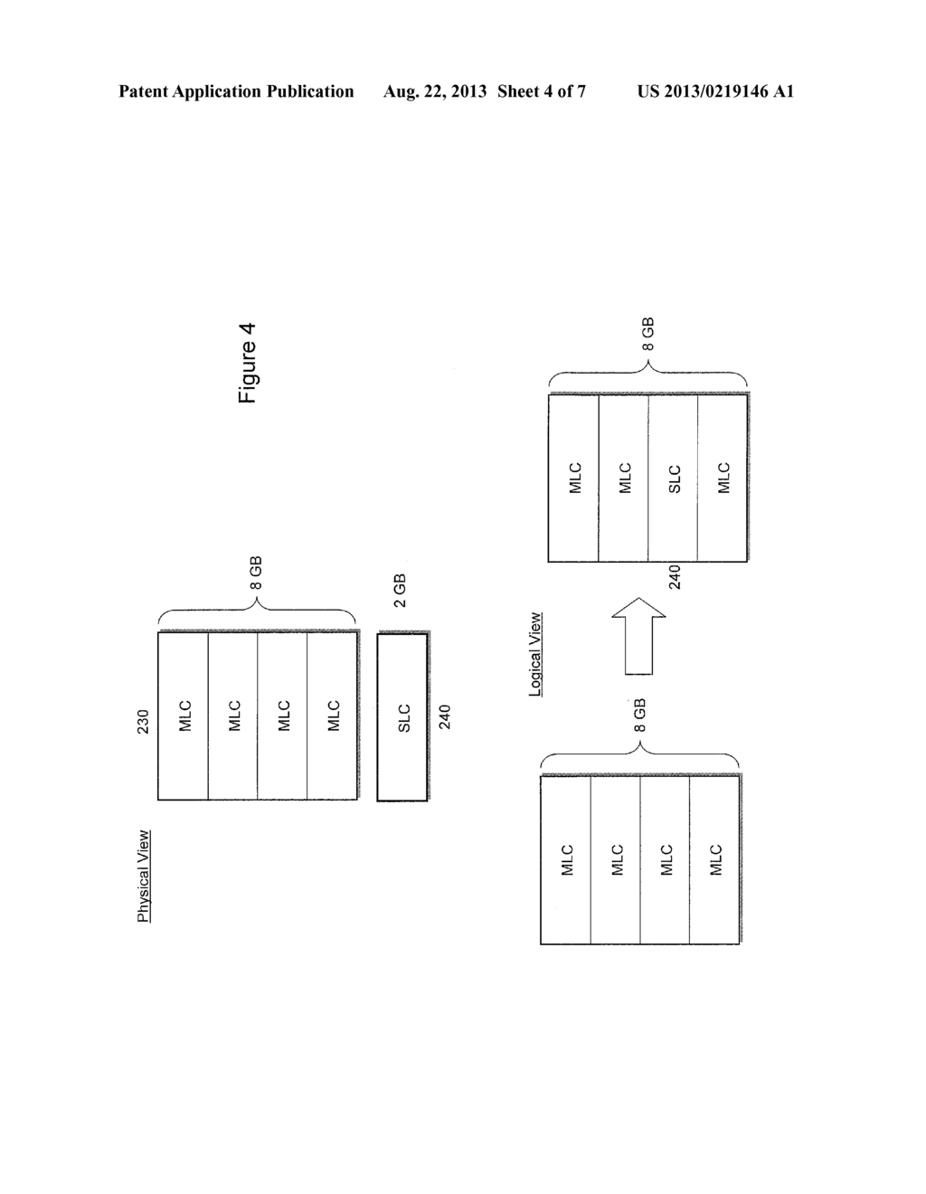 METHOD, DEVICE AND SYSTEM FOR A CONFIGURABLE ADDRESS SPACE FOR     NON-VOLATILE MEMORY - diagram, schematic, and image 05