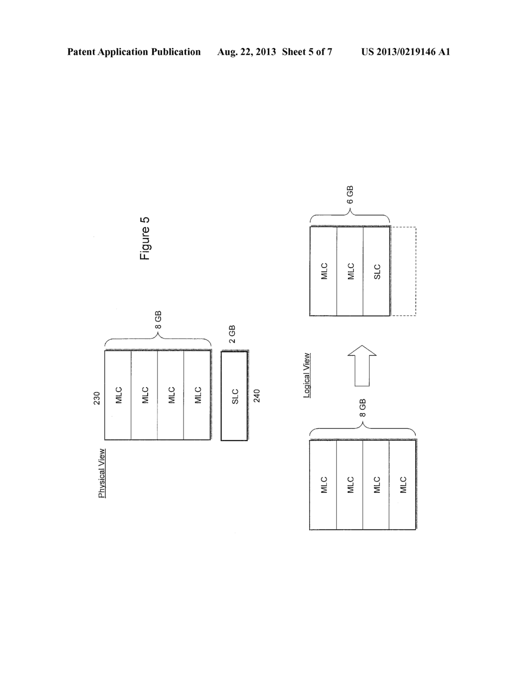 METHOD, DEVICE AND SYSTEM FOR A CONFIGURABLE ADDRESS SPACE FOR     NON-VOLATILE MEMORY - diagram, schematic, and image 06