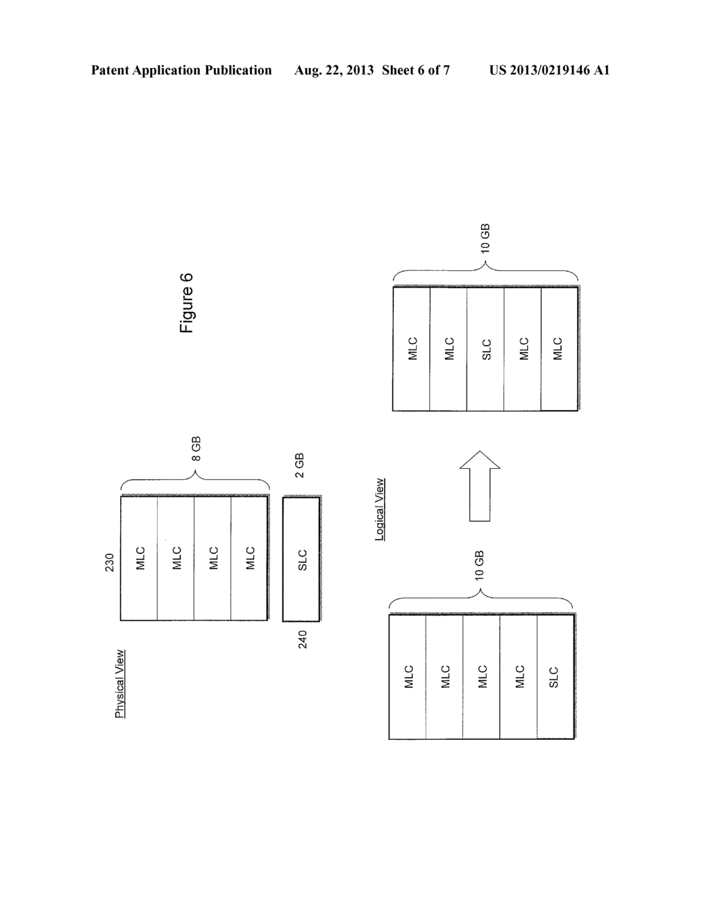 METHOD, DEVICE AND SYSTEM FOR A CONFIGURABLE ADDRESS SPACE FOR     NON-VOLATILE MEMORY - diagram, schematic, and image 07