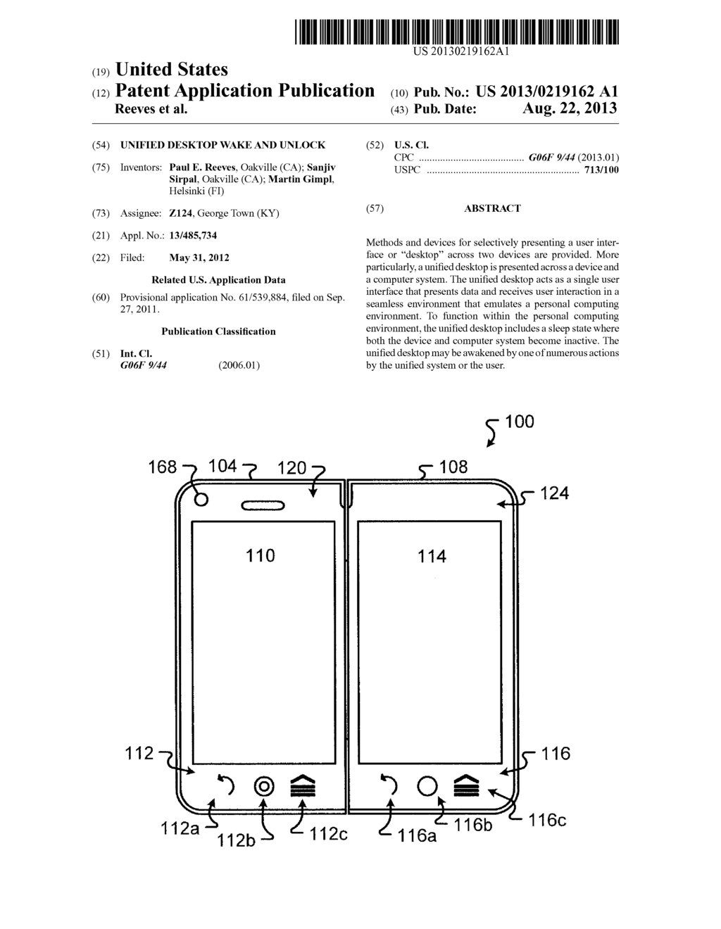 UNIFIED DESKTOP WAKE AND UNLOCK - diagram, schematic, and image 01