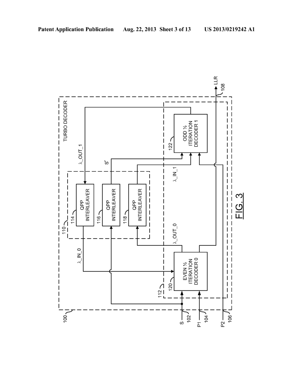 MULTI-PROCESSING ARCHITECTURE FOR AN LTE TURBO DECODER (TD) - diagram, schematic, and image 04