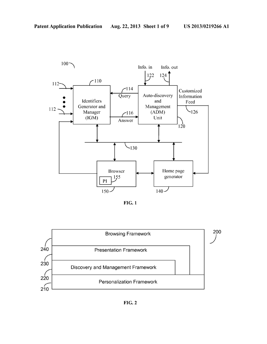 SYSTEM AND METHOD FOR GENERATION OF A CUSTOMIZED WEB PAGE BASED ON USER     IDENTIFIERS - diagram, schematic, and image 02