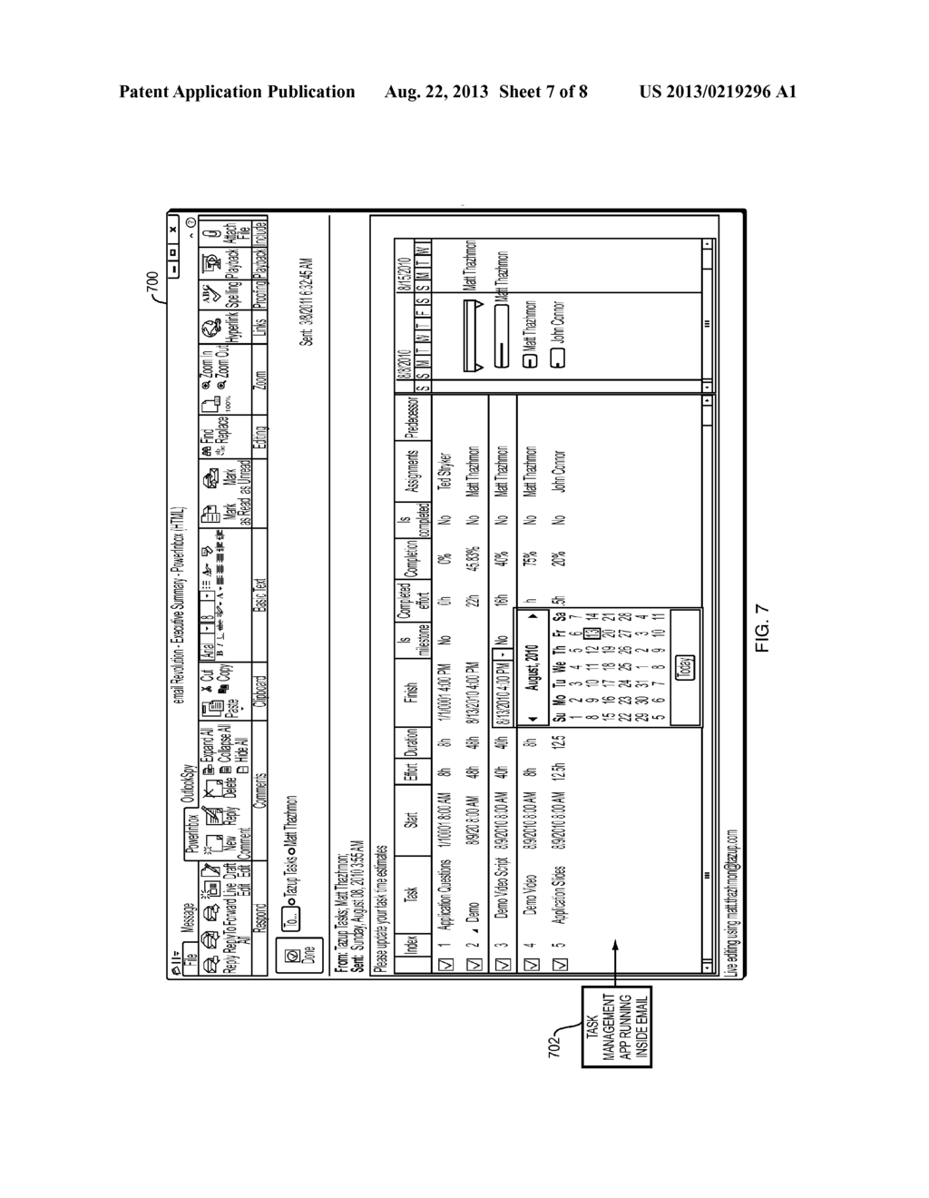 REAL TIME EDITING FOR ELECTRONIC MAIL - diagram, schematic, and image 08