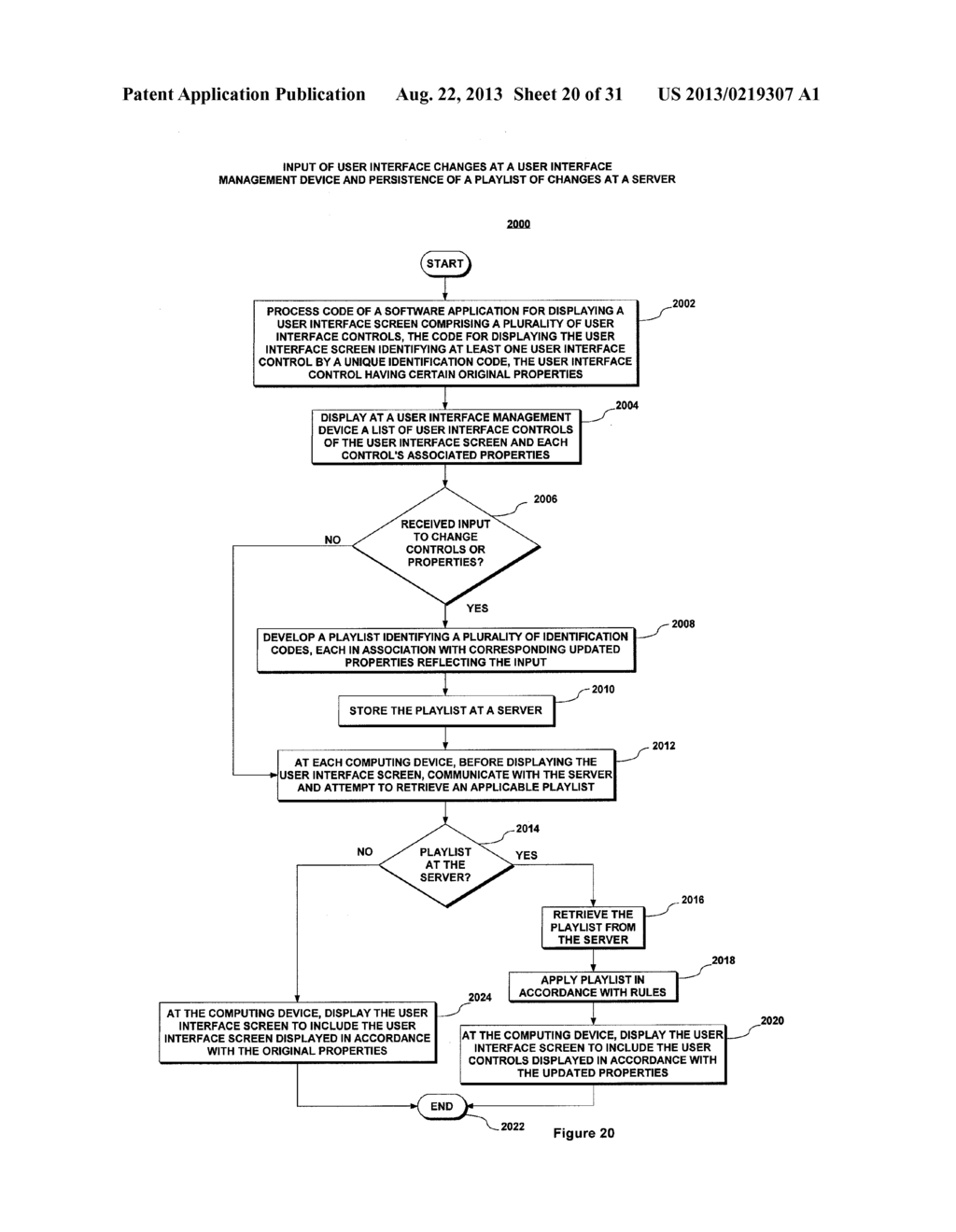 SYSTEM AND METHOD FOR RUNTIME USER INTERFACE MANAGEMENT - diagram, schematic, and image 21