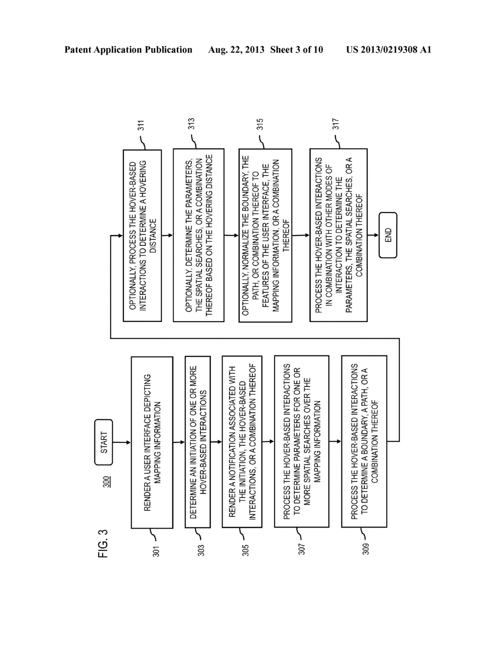 METHOD AND APPARATUS FOR HOVER-BASED SPATIAL SEARCHES ON MOBILE MAPS - diagram, schematic, and image 04