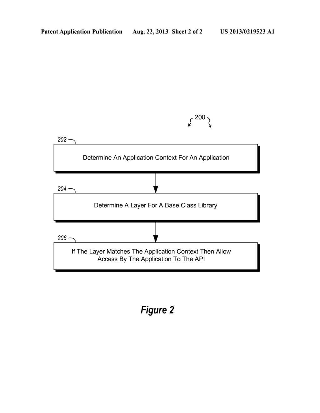 SELECTIVELY EXPOSING BASE CLASS LIBRARIES BASED ON APPLICATION EXECUTION     CONTEXT - diagram, schematic, and image 03