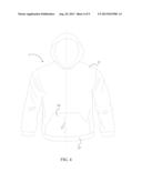 Upper Body Apparel with Concealed Pouches diagram and image