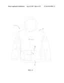 Upper Body Apparel with Concealed Pouches diagram and image