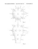 Offensive and defensive protection device diagram and image