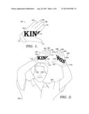 Message-Conveying Interlocking Athletic Gloves diagram and image