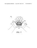 Message-Conveying Interlocking Athletic Gloves diagram and image