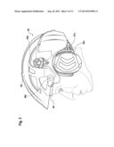 EAR DEFENDERS FOR FASTENING TO A PROTECTIVE HELMET, IN PARTICULAR FOR     FORESTRY WORKERS diagram and image