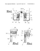 DOOR HINGE FOR RECESSED INSTALLATION BETWEEN DOOR EDGE AND JAMB diagram and image