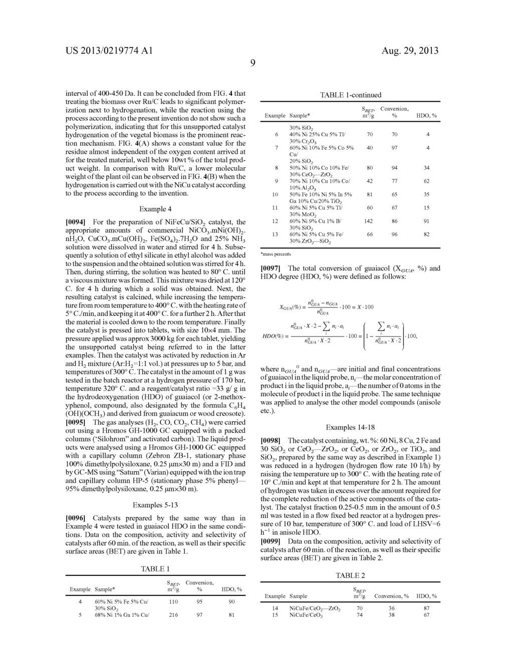 Process for the Hydrotreatment of Vegetal Materials - diagram, schematic, and image 18