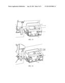 COMBINE HARVESTER WITH AUTOMATIC HYDRAULIC AND ELECTRIC HEADER COUPLING diagram and image