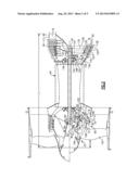 COUNTER ROTATING LOW PRESSURE COMPRESSOR AND TURBINE EACH HAVING A GEAR     SYSTEM diagram and image