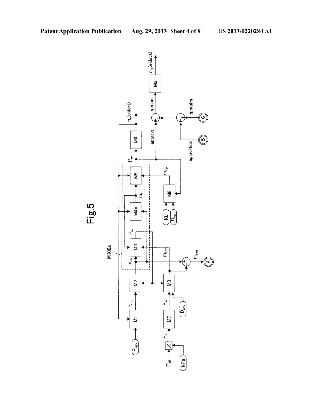 AIR AMOUNT ESTIMATING APPARATUS FOR INTERNAL COMBUSTION ENGINE WITH     SUPERCHARGER - diagram, schematic, and image 05