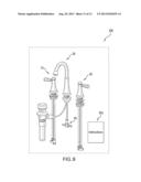 No-Tools Spread Faucet Assembly, Kits and Methods diagram and image