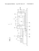 HYDRAULIC OIL STORAGE DEVICE AND INJECTION MOLDING DEVICE diagram and image