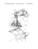 PROCESS AND APPARATUS FOR MANUFACTURING TYRES FOR VEHICLE WHEELS diagram and image