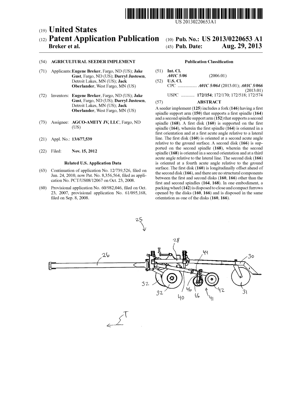 Agricultural Seeder Implement - diagram, schematic, and image 01