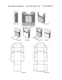 Cigarette Box with a Flap Hinged Independently From the Upper Hinged Lid diagram and image