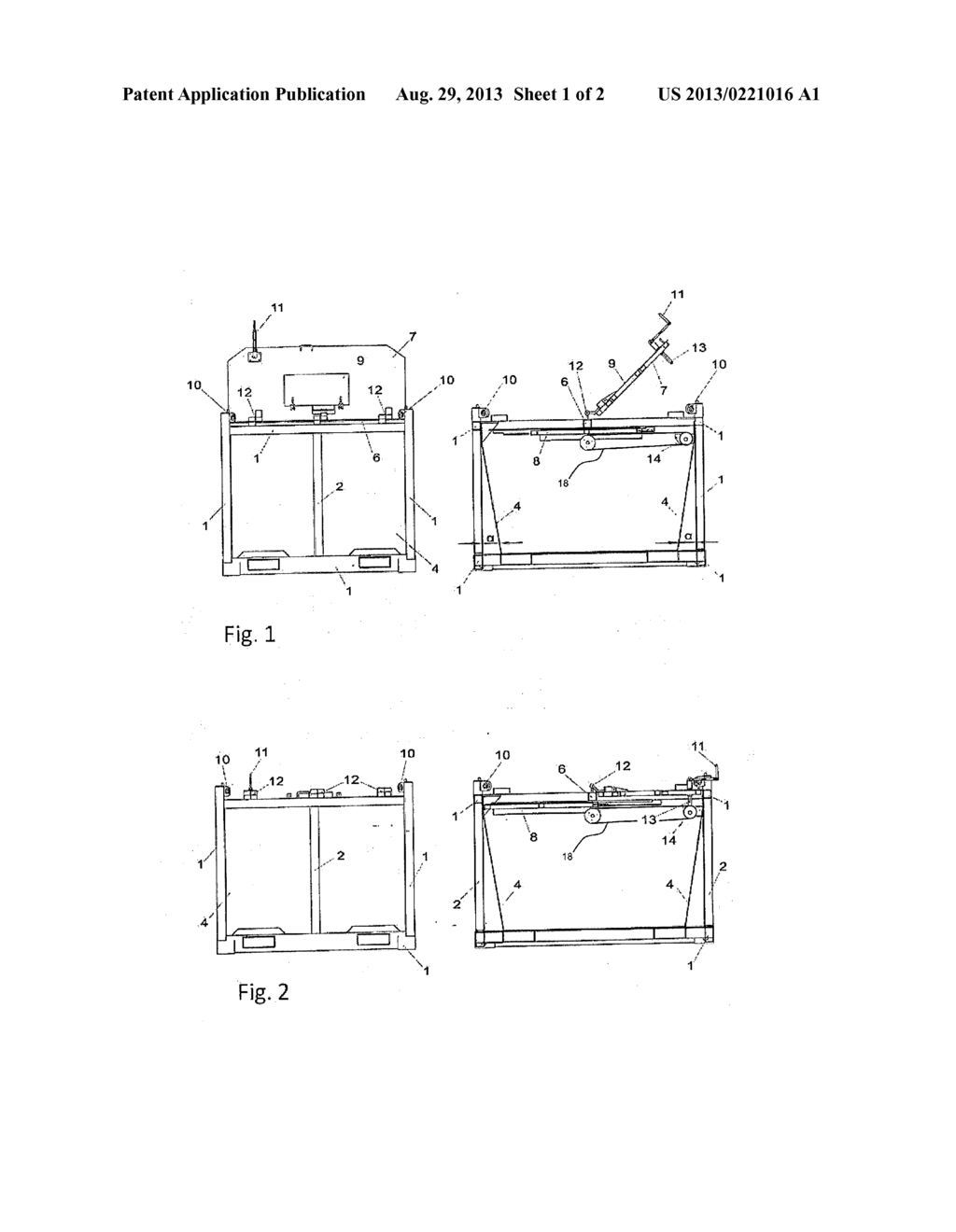 DEVICE FOR SLIDING LID ON A DRILLING MUD CONTAINER - diagram, schematic, and image 02