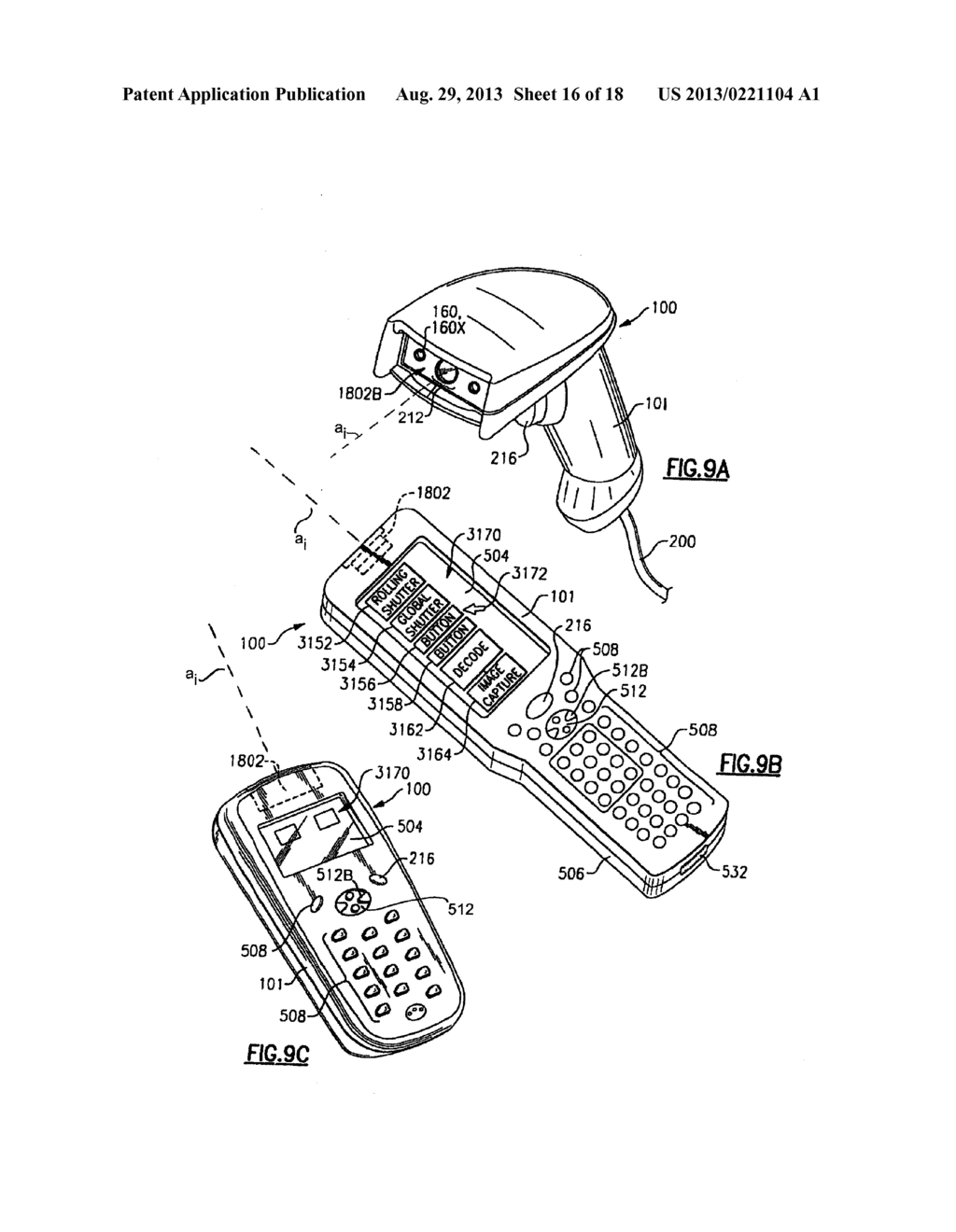 INDICIA READING APPARATUS HAVING IMAGE SENSOR ARRAY - diagram, schematic, and image 17