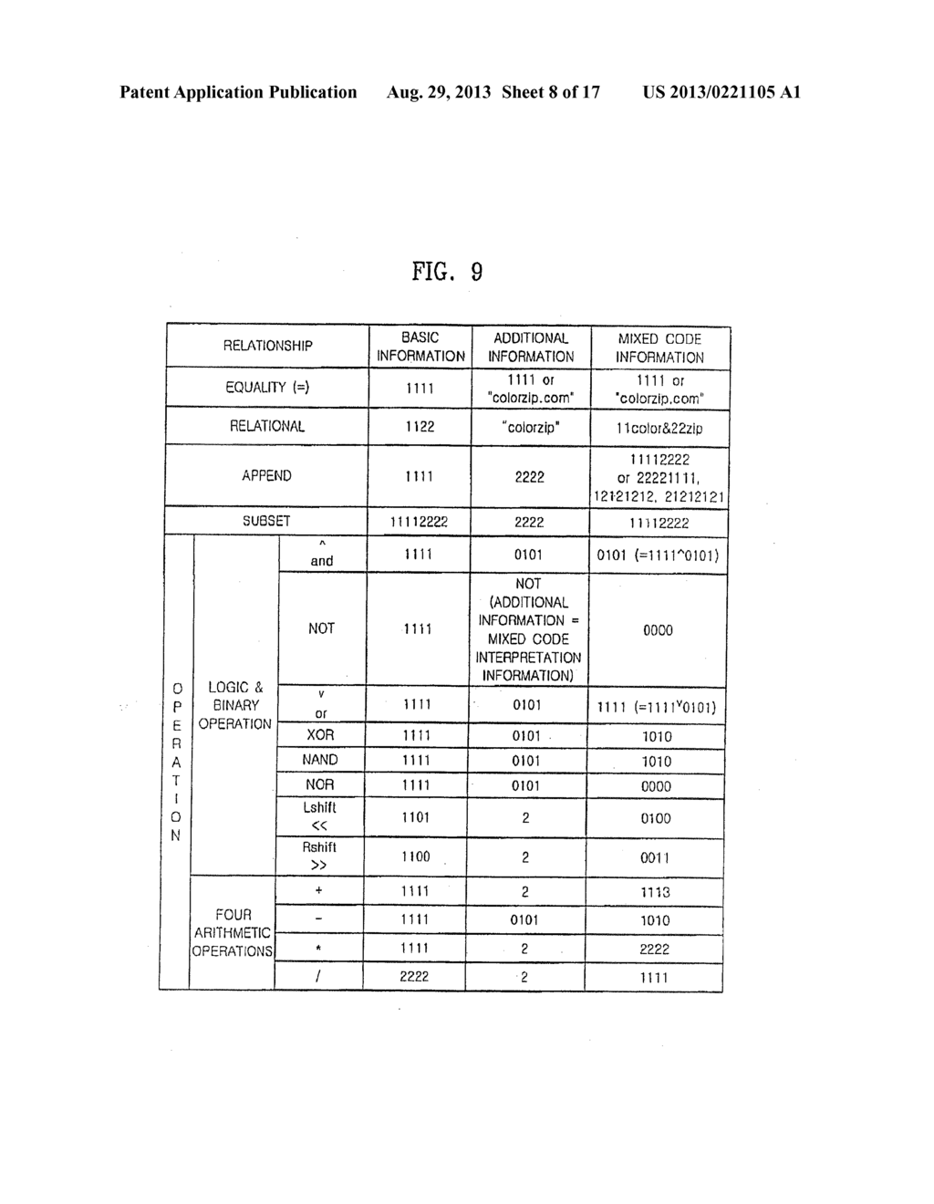 Mixed Code, and Method and Apparatus for Generating the Same - diagram, schematic, and image 09