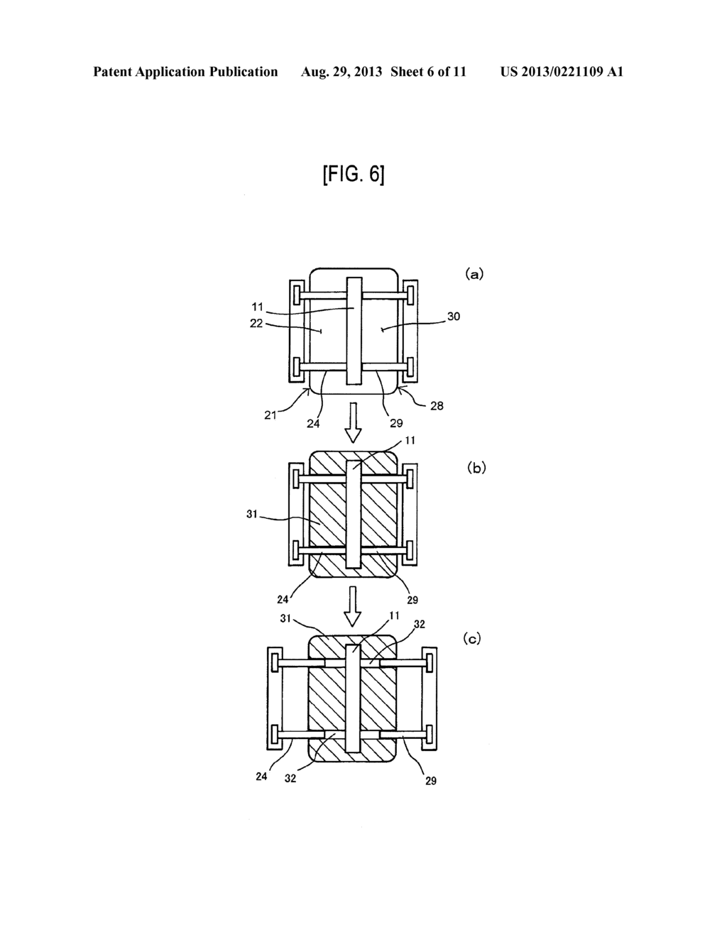 WIRELESS IC TAG, PROCESS FOR MANUFACTURING THE SAME, AND DIE FOR MOLDING     WIRELESS IC TAG - diagram, schematic, and image 07