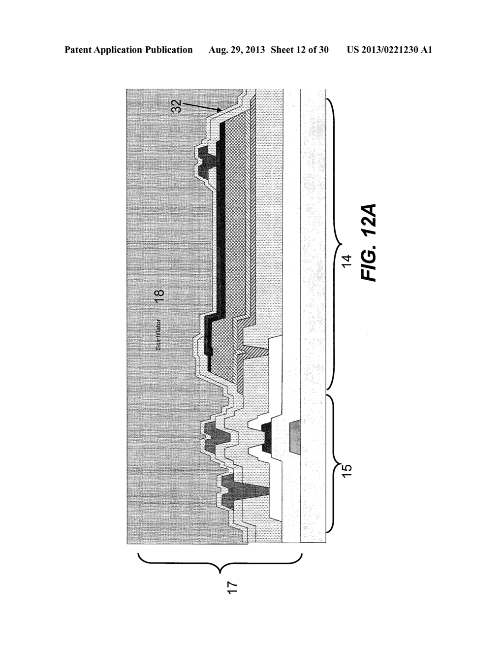 RADIOGRAPHIC DETECTOR ARRAYS INCLUDING SCINTILLATORS AND METHODS FOR SAME - diagram, schematic, and image 13